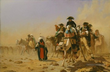  Napol Tableaux - Napoléon et son état major en Egypte Orientalisme grec arabe Jean Léon Gérôme